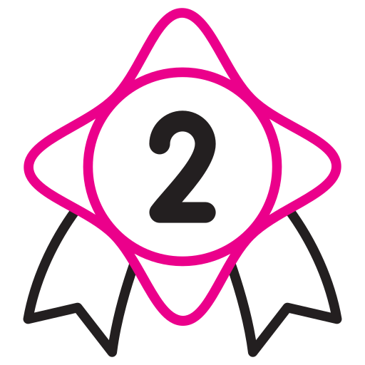 insignia de 2da posición Generic color outline icono
