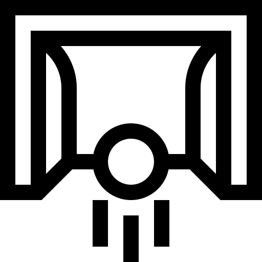 Futebol Basic Straight Lineal Ícone