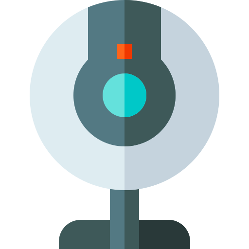 Cámara web Basic Straight Flat icono