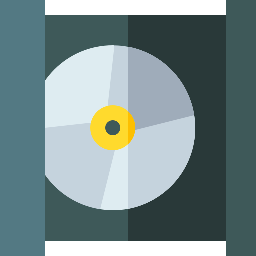 Компакт-диск Basic Straight Flat иконка