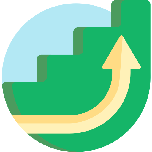 Growth Detailed Flat Circular Flat icon
