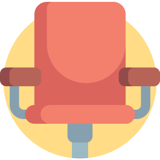 事務用椅子 Detailed Flat Circular Flat icon