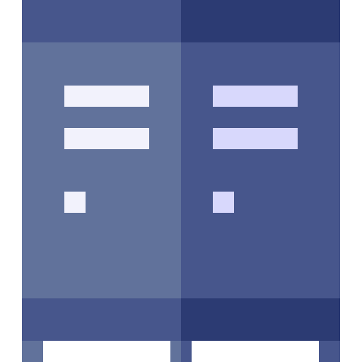 Lockers Basic Straight Flat icon