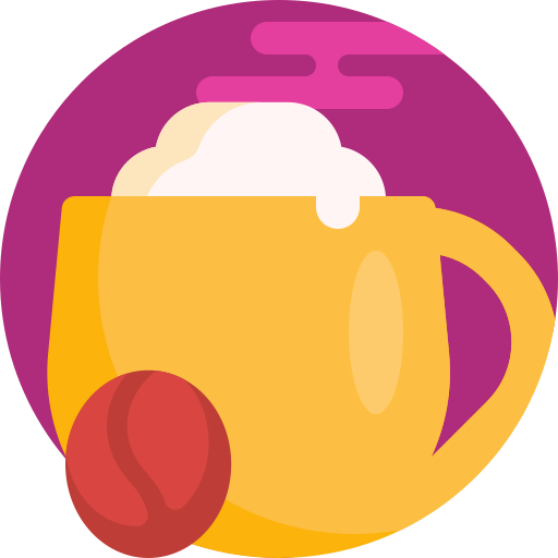 Coffee cup Detailed Flat Circular Flat icon