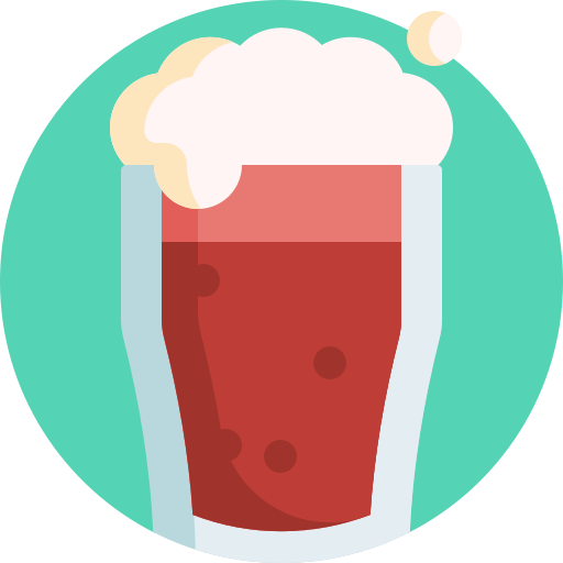 dunkles bier Detailed Flat Circular Flat icon