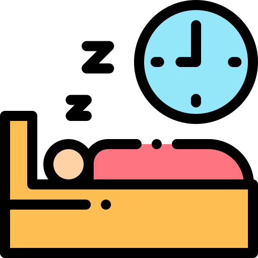 Bedtime Detailed Rounded Lineal color icon