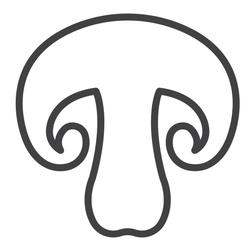 버섯 Generic outline icon