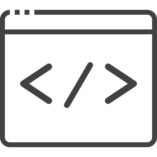 código Generic outline icono