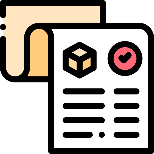 Invoice Detailed Rounded Lineal color icon