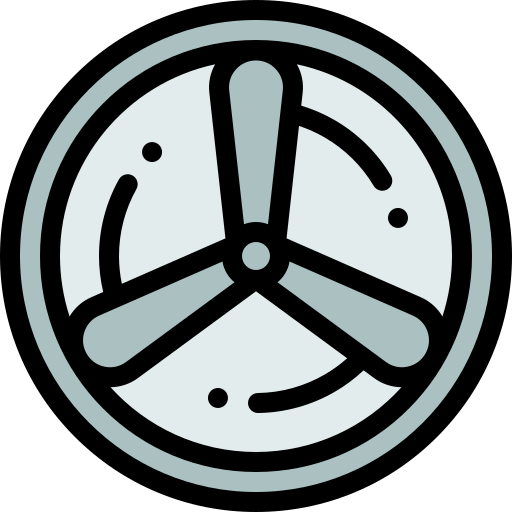 Propeller Detailed Rounded Lineal color icon