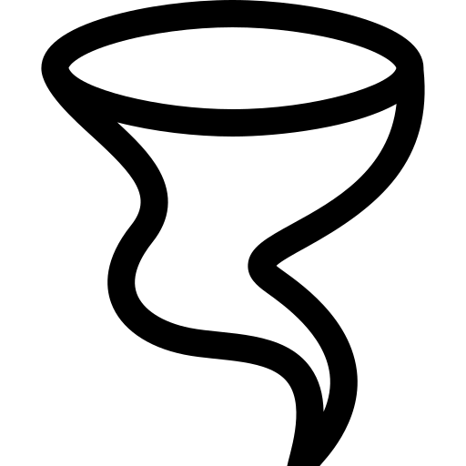 Tornado Basic Straight Lineal Ícone