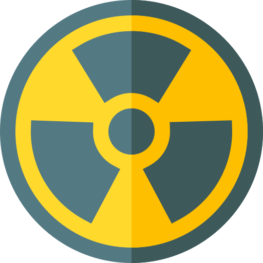 Nuclear Basic Straight Flat icon