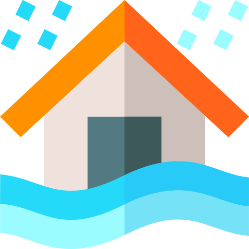 powódź Basic Straight Flat ikona
