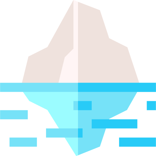 Iceberg Basic Straight Flat icono
