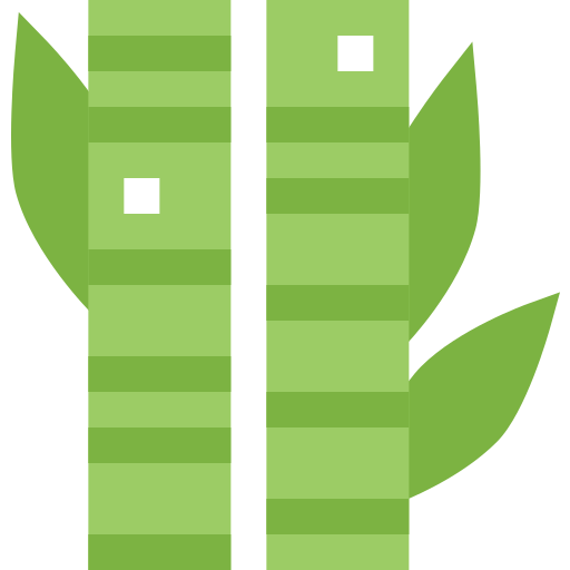 Bambú Pixelmeetup Flat icono