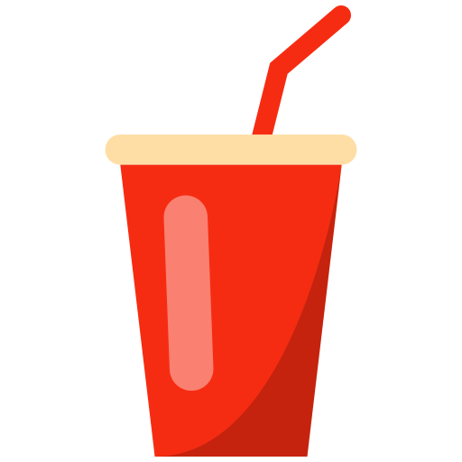 taza de refresco Generic color fill icono