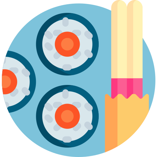 Суши Detailed Flat Circular Flat иконка