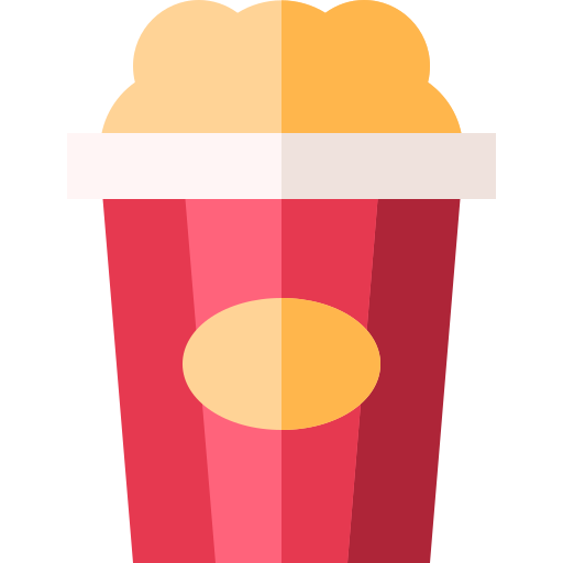 popcorn Basic Straight Flat icon