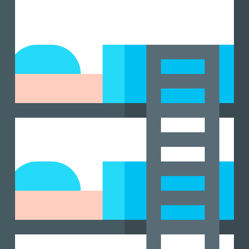 2段ベッド Basic Straight Flat icon