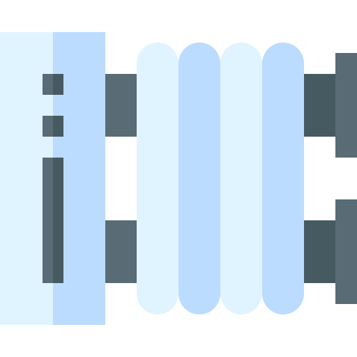 radiator Basic Straight Flat icoon