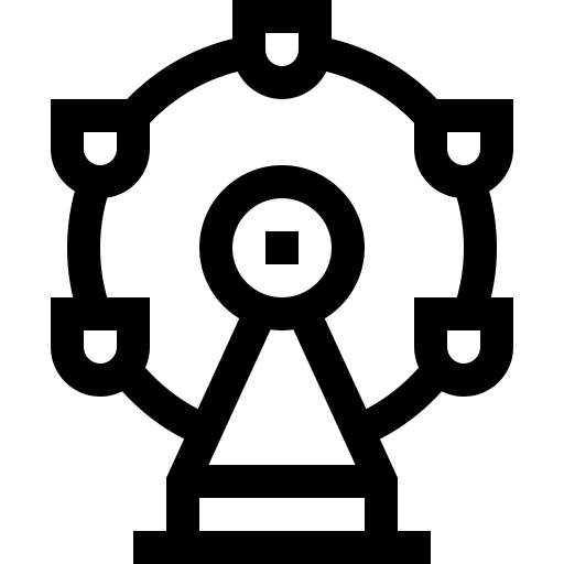 reuzenrad Basic Straight Lineal icoon