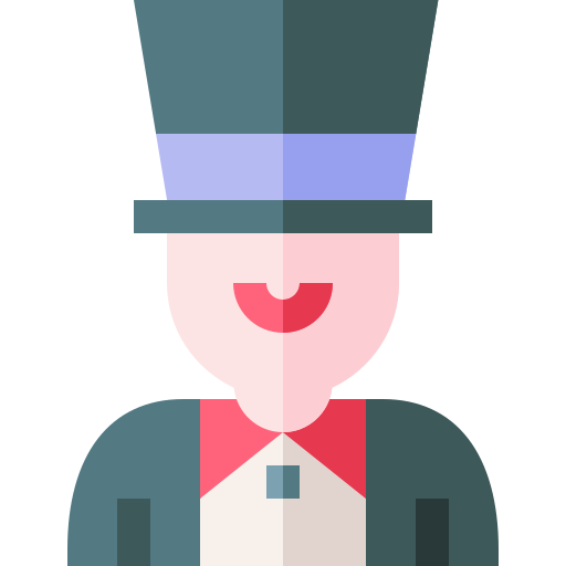 Magician Basic Straight Flat icon