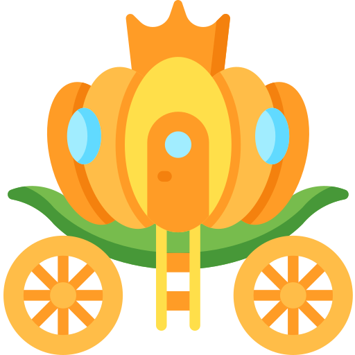 Pumpkin carriage Special Flat icon