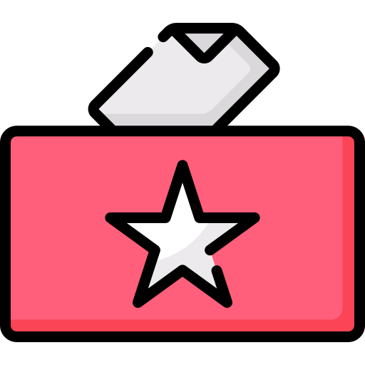 Ballot box Special Lineal color icon