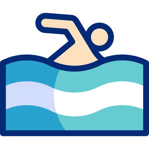 수영 Basic Accent Lineal Color icon