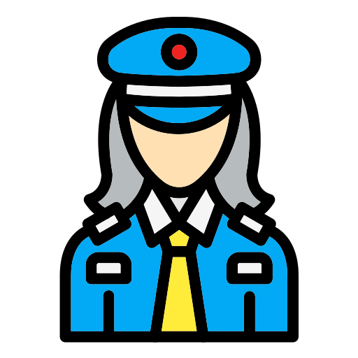 polizia stradale  Generic color lineal-color icona