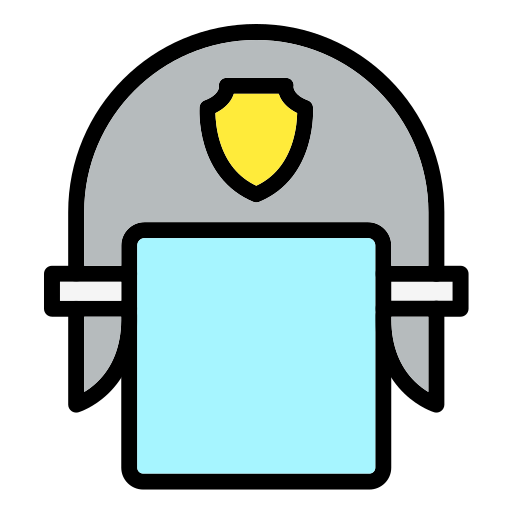 hełm policyjny Generic color lineal-color ikona