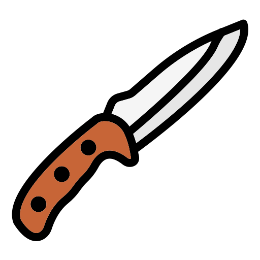 nóż Generic color lineal-color ikona