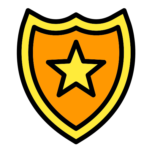 scudo della polizia Generic color lineal-color icona