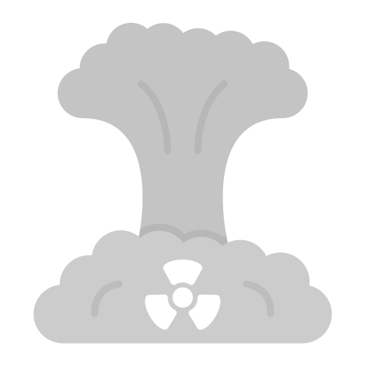 nuclear Generic color fill icono