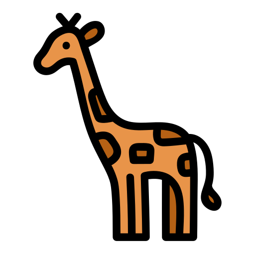 girafe Generic color lineal-color Icône
