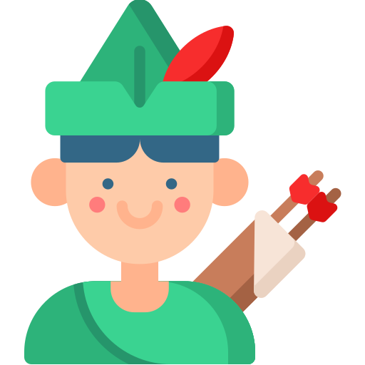 Robin hood Special Flat icon