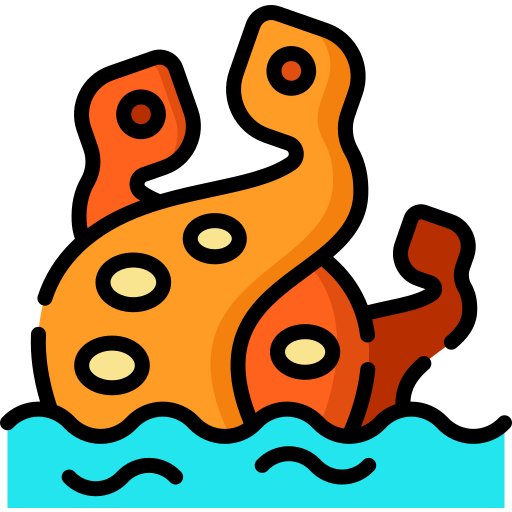 kraken Special Lineal color icona