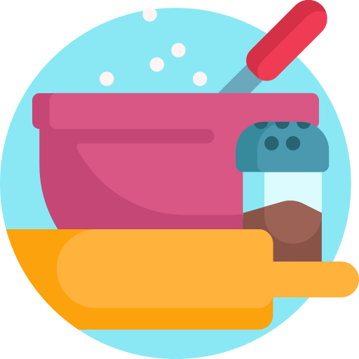 Cooking pot Detailed Flat Circular Flat icon