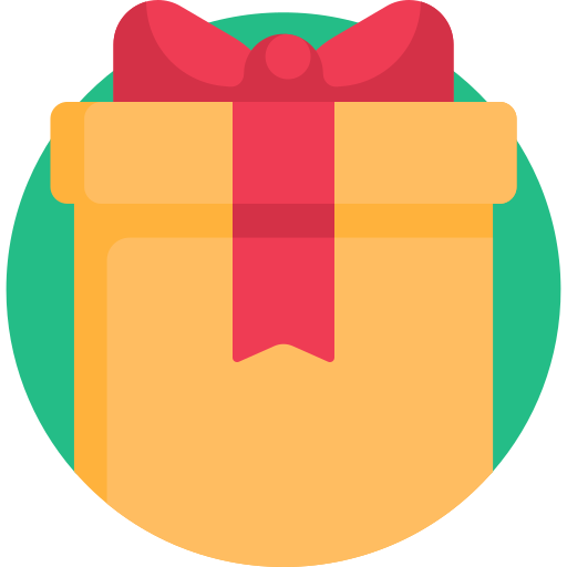 Gift Detailed Flat Circular Flat icon