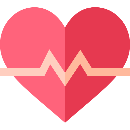 Cardiogram Basic Straight Flat icon