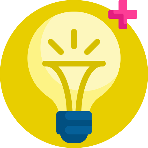 Lightbulb Detailed Flat Circular Flat icon