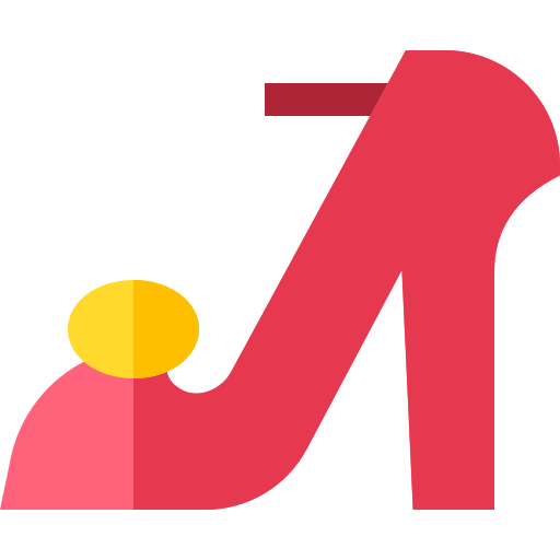 high heels Basic Straight Flat icon