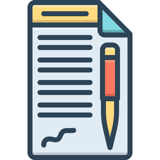 documento Generic color lineal-color icono