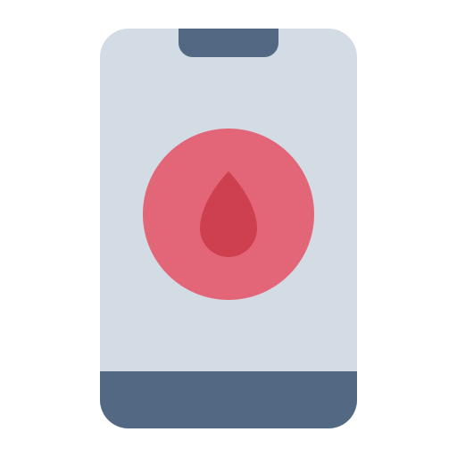 aplicación menstrual Generic color fill icono