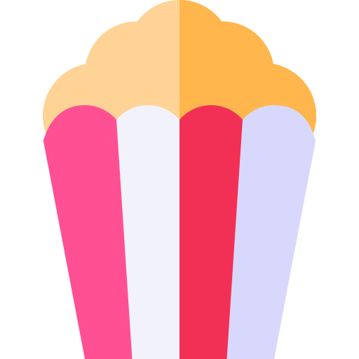 Popcorn Basic Straight Flat icon