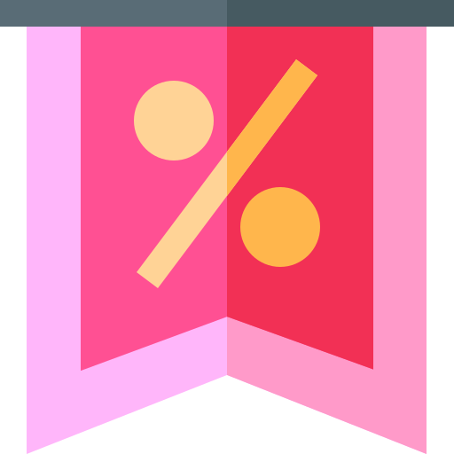 割引 Basic Straight Flat icon