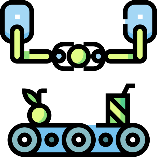 trasportatore Detailed Straight Lineal color icona