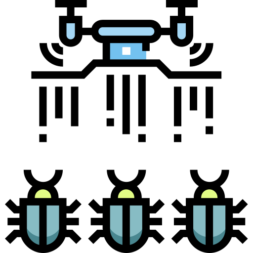 害虫 Detailed Straight Lineal color icon