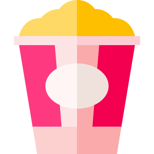 popcorn Basic Straight Flat icon
