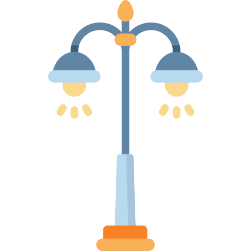 Street lamp Special Flat icon